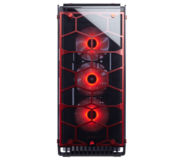 CORSAIR Crystal Series 570X RGB Compact ATX Tempered Glass, Compact ATX Mid-Tower / Red CC-9011111-WW - 382135 - zdjęcie 2